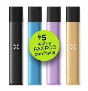 Buy any PAX Pod and Get a PAX Era Go Battery for $5